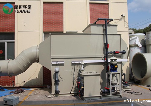 酸碱废气处理设备-卧式洗涤塔 酸碱废气处理设备-卧式洗涤塔