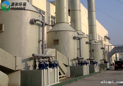 酸碱废气处理施工现场